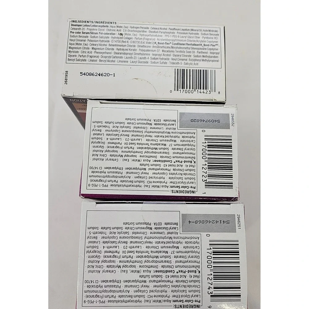 Schwarzkopf Keratin Color Permanent Hair Dye‎ Lot 3 Onyx Midnight Black Cocoa